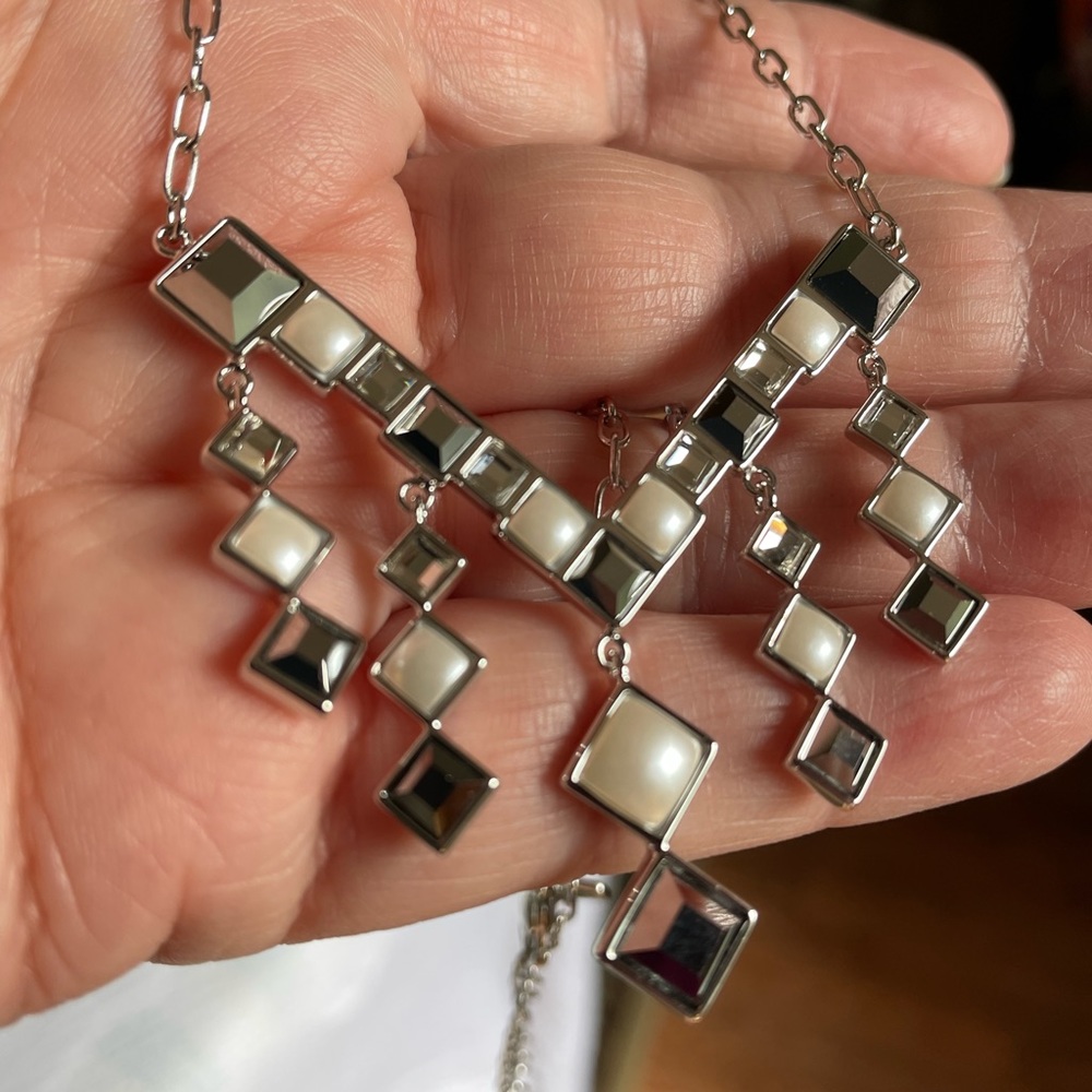 Touchstone Crystal GREYED OUT Necklace